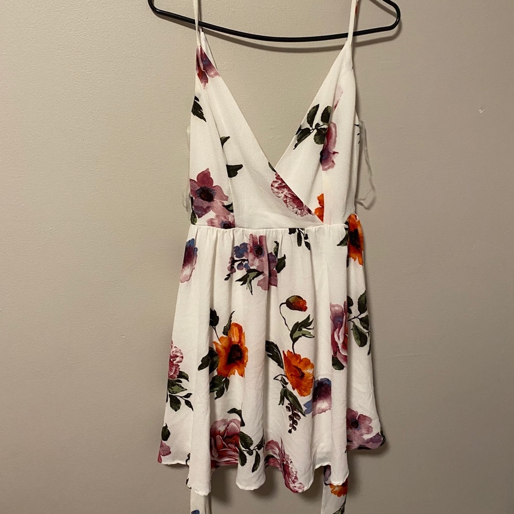 Spring floral dress